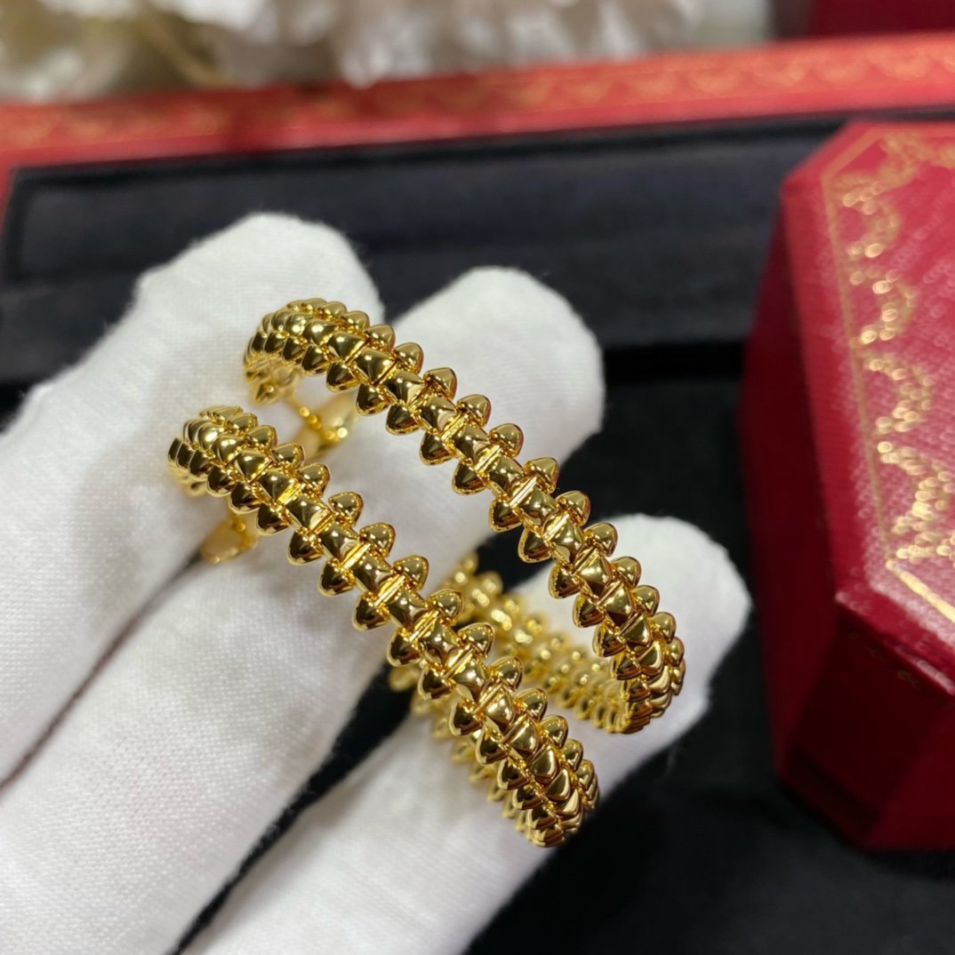 [ELAN LUXE]CLASH LARGE HOOP EARRINGS