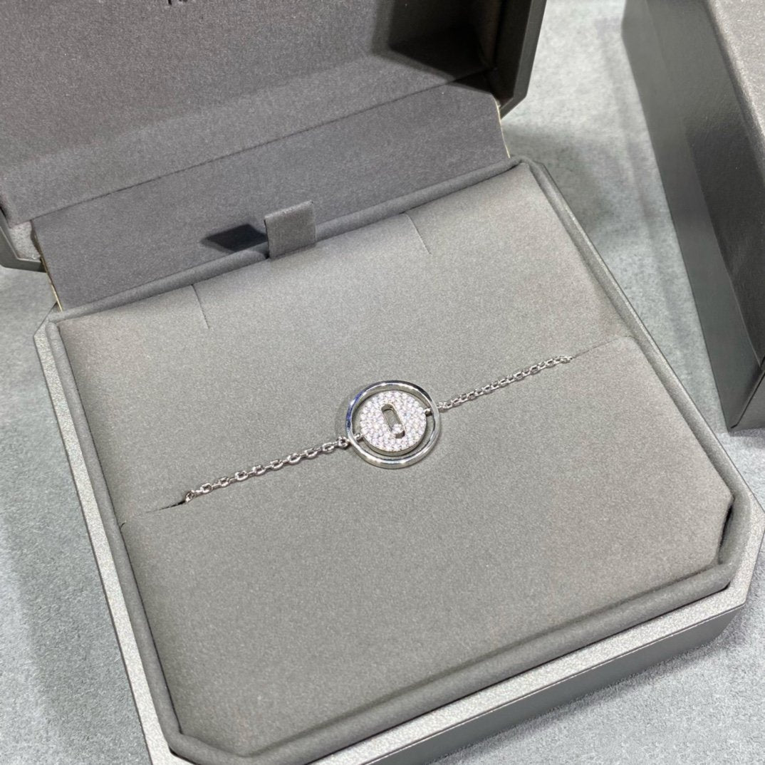 [ELAN LUXE]LUCKY MOVE DIAMOND PAVED BRACELET