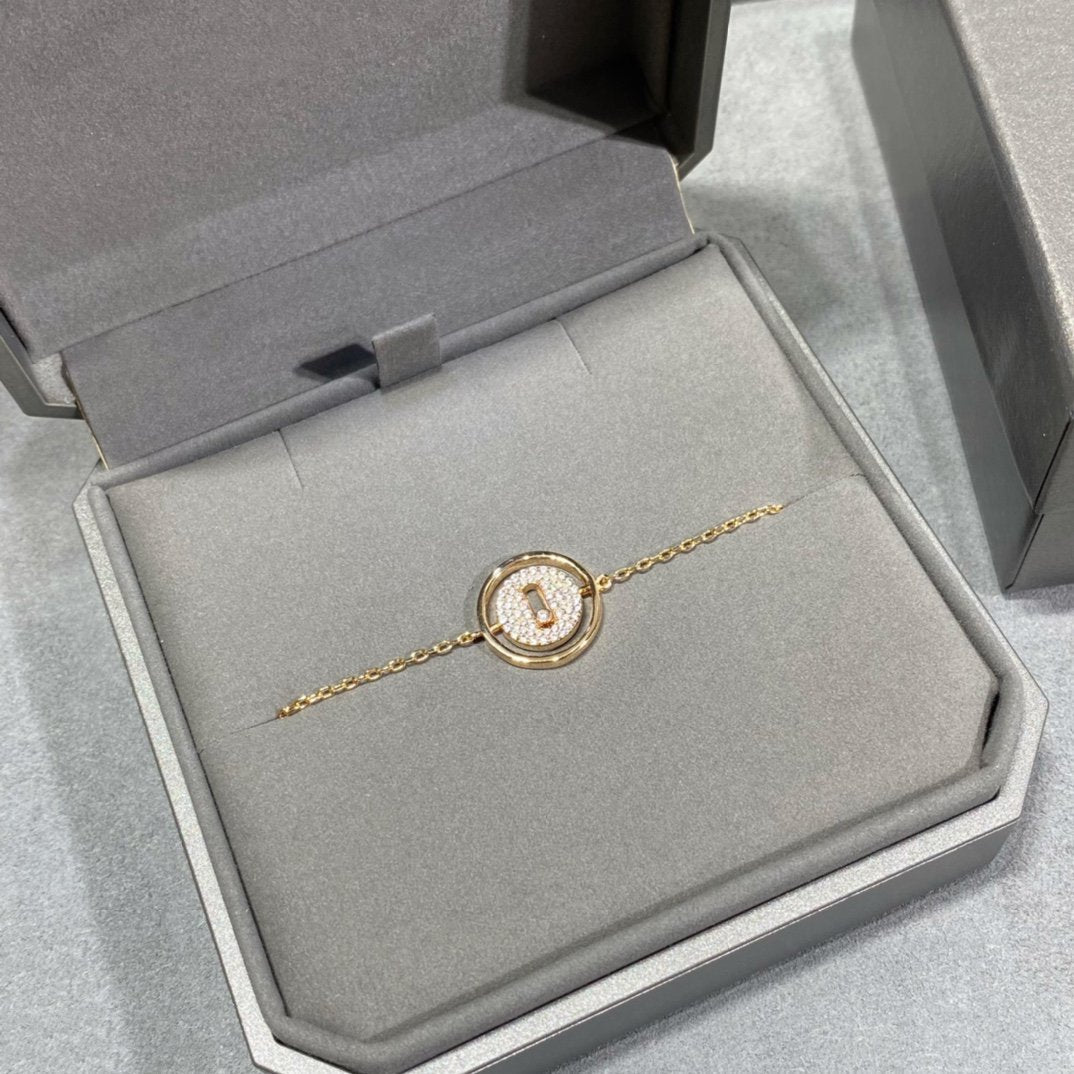 [ELAN LUXE]LUCKY MOVE DIAMOND PAVED BRACELET