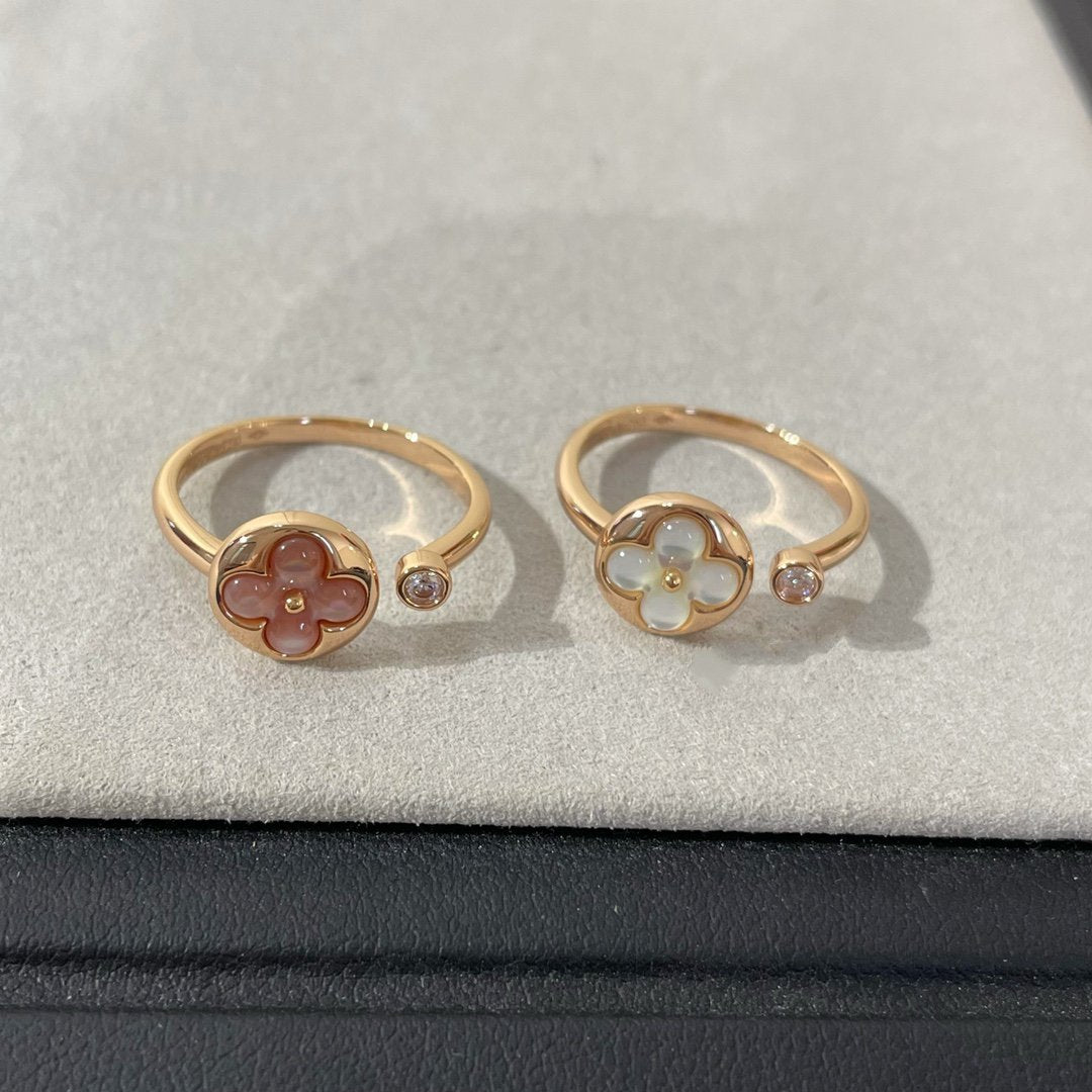 [ELAN LUXE]SUN 1 DIAMOND PINK MOP RING