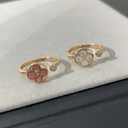 [ELAN LUXE]SUN 1 DIAMOND PINK MOP RING