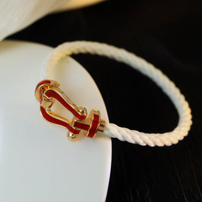 [ELAN LUXE]FORCE 10 WHITE TEXTILE DIAMOND PAVED