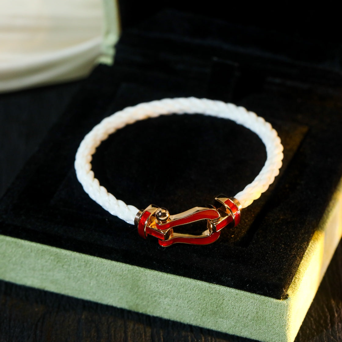 [ELAN LUXE]FORCE 10 WHITE TEXTILE DIAMOND PAVED