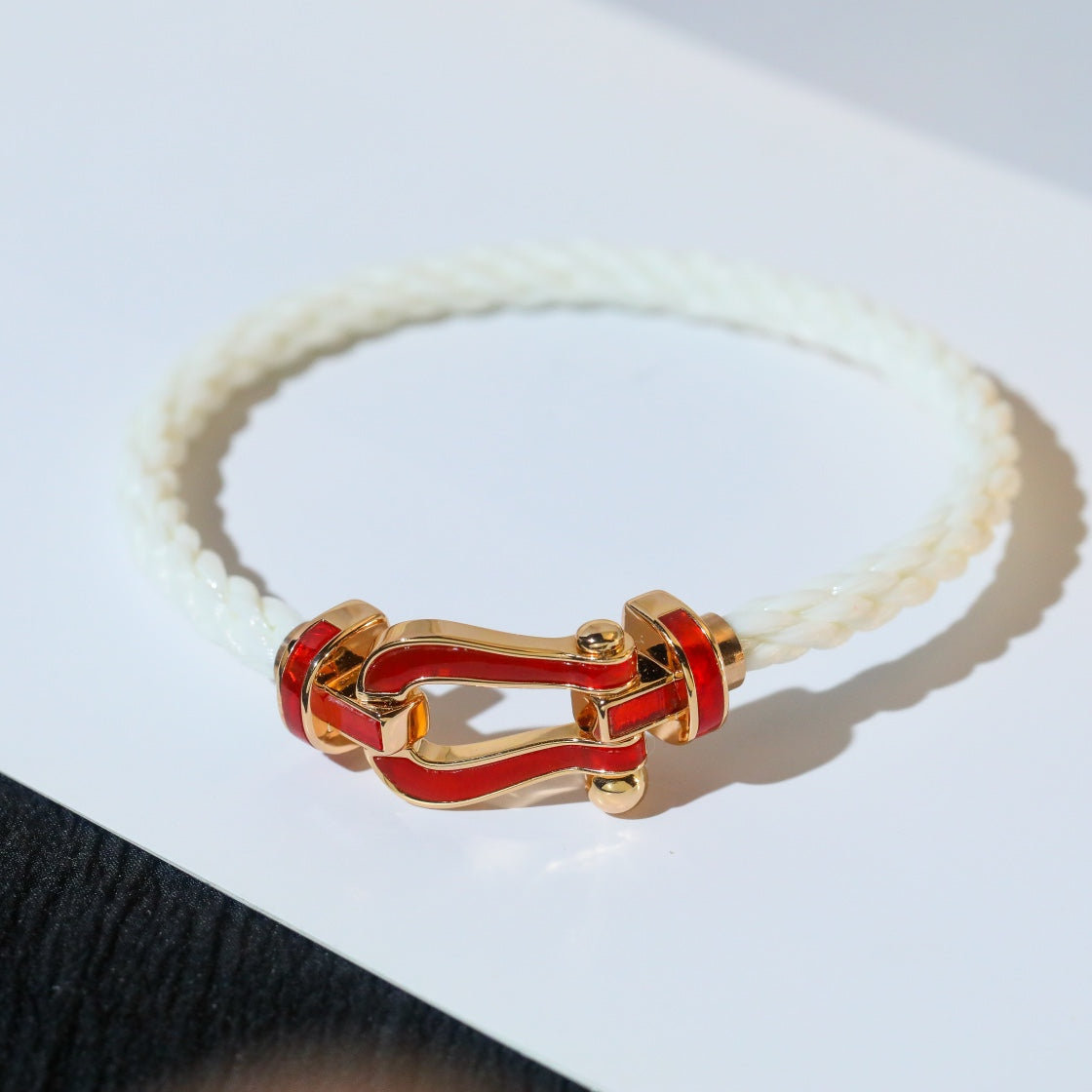 [ELAN LUXE]FORCE 10 WHITE TEXTILE DIAMOND PAVED