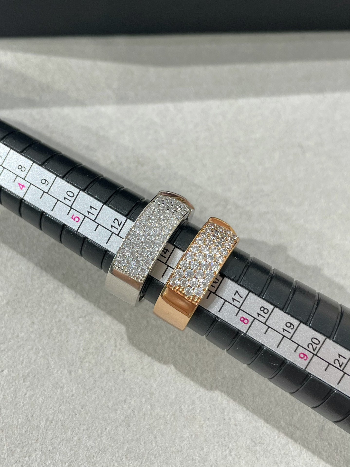 [ELAN LUXE]LIENS EVIDENCE  DIAMOND PAVED RING