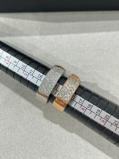 [ELAN LUXE]LIENS EVIDENCE  DIAMOND PAVED RING