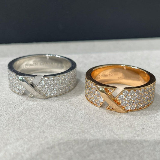 [ELAN LUXE]LIENS EVIDENCE  DIAMOND PAVED RING