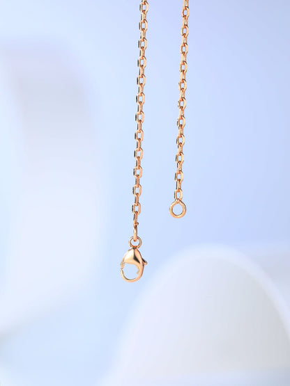 [ELAN LUXE]H CAGE PINK GOLD NECKLACE