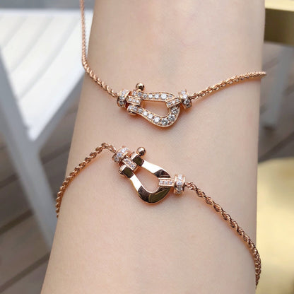 [ELAN LUXE]FORCE 10 PINK GOLD DIAMOND NECKLACE