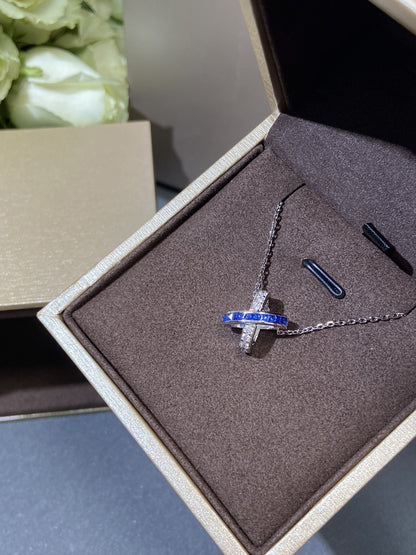 [ELAN LUXE]LIENS DIAMOND SILVER NECKLACE