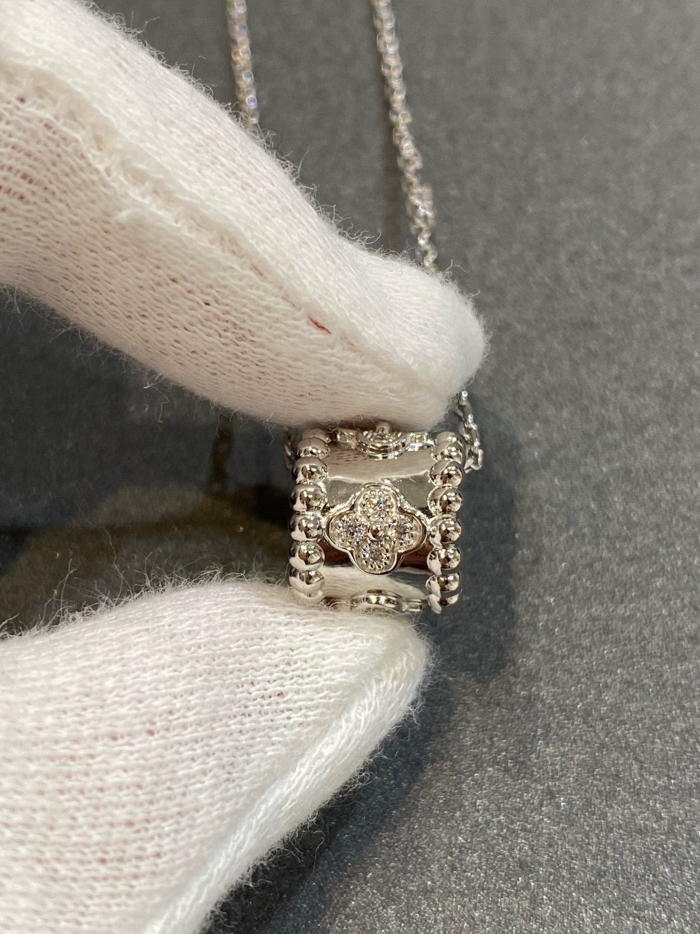 [ELAN LUXE]PERLEE PEDANT SIVLER DIAMOND NECKLACE