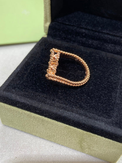 [ELAN LUXE]CLOVER RIVERSIBLE ROSE GOLD RING
