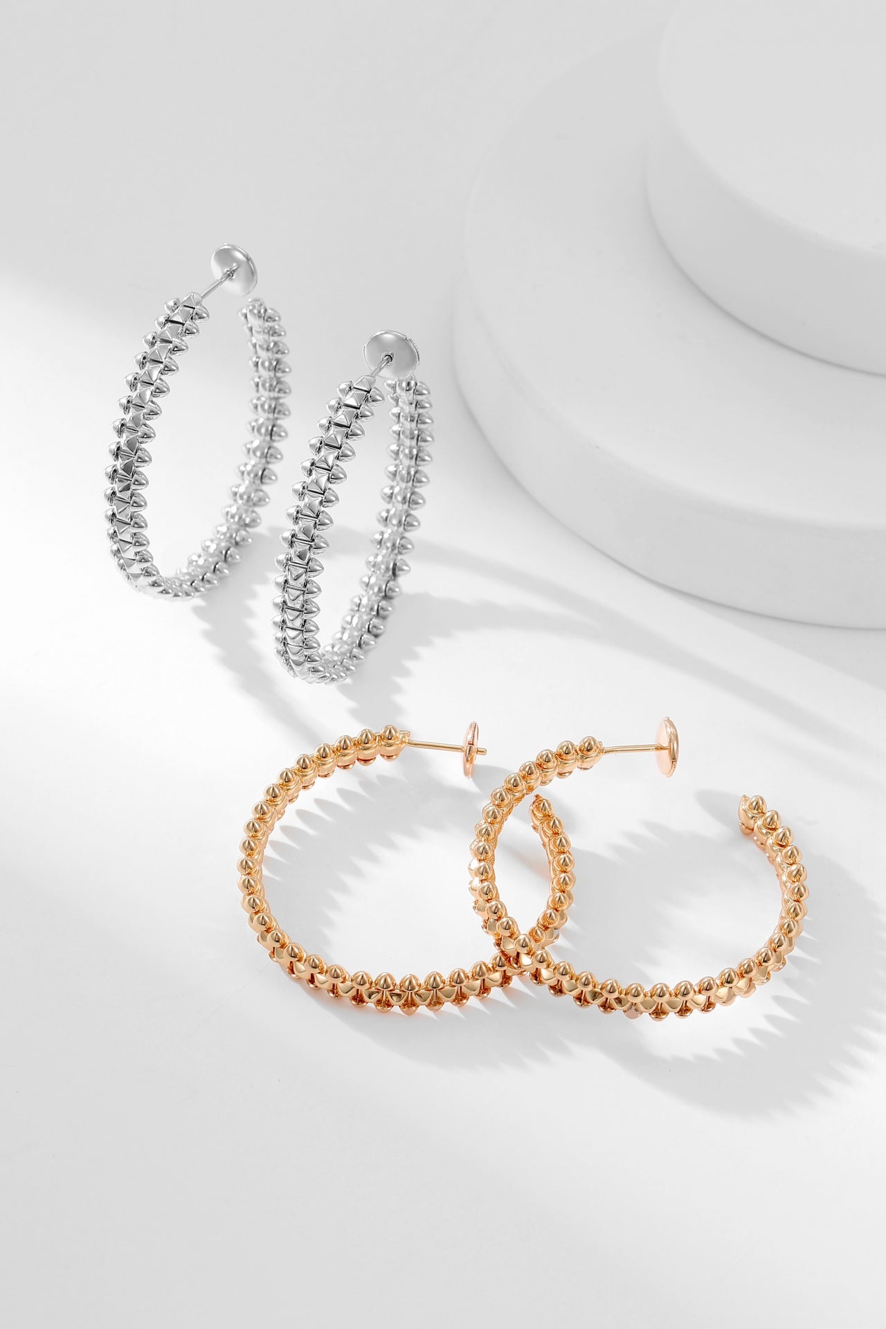 [ELAN LUXE]CLASH HOOP EARRINGS