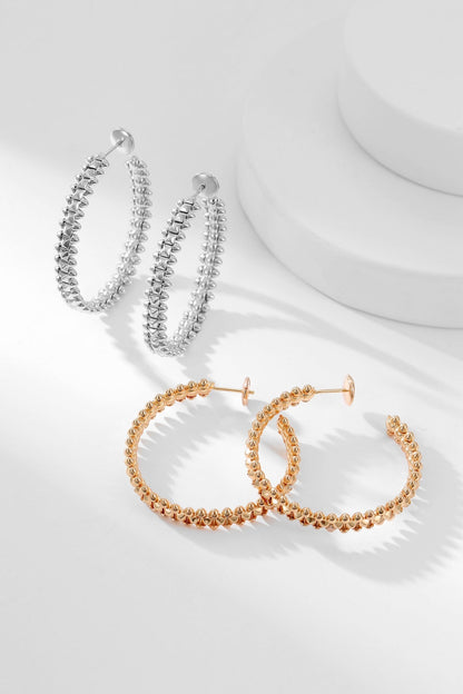 [ELAN LUXE]CLASH HOOP EARRINGS