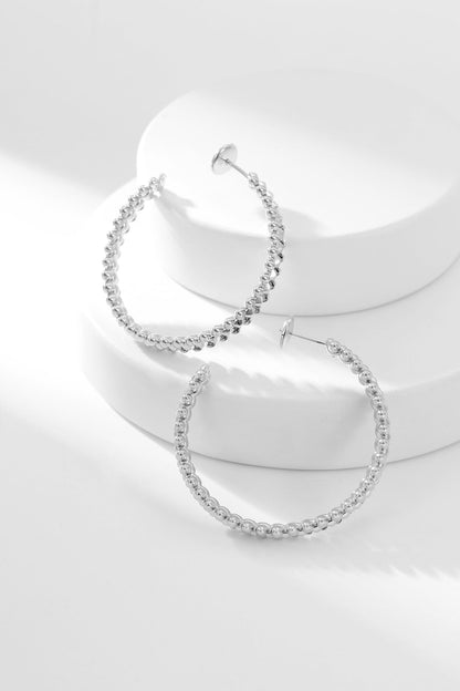 [ELAN LUXE]CLASH HOOP EARRINGS