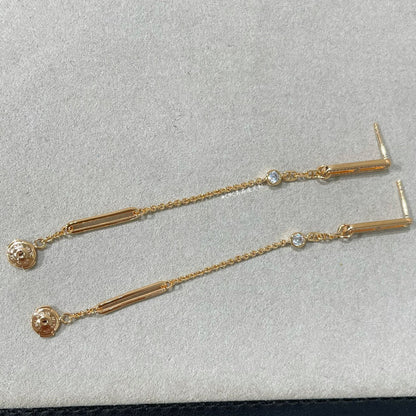 [ELAN LUXE]CHAINE CHAOS DIAMOND DROP EARRINGS
