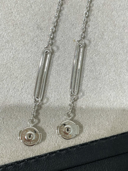 [ELAN LUXE]CHAINE CHAOS DIAMOND DROP EARRINGS