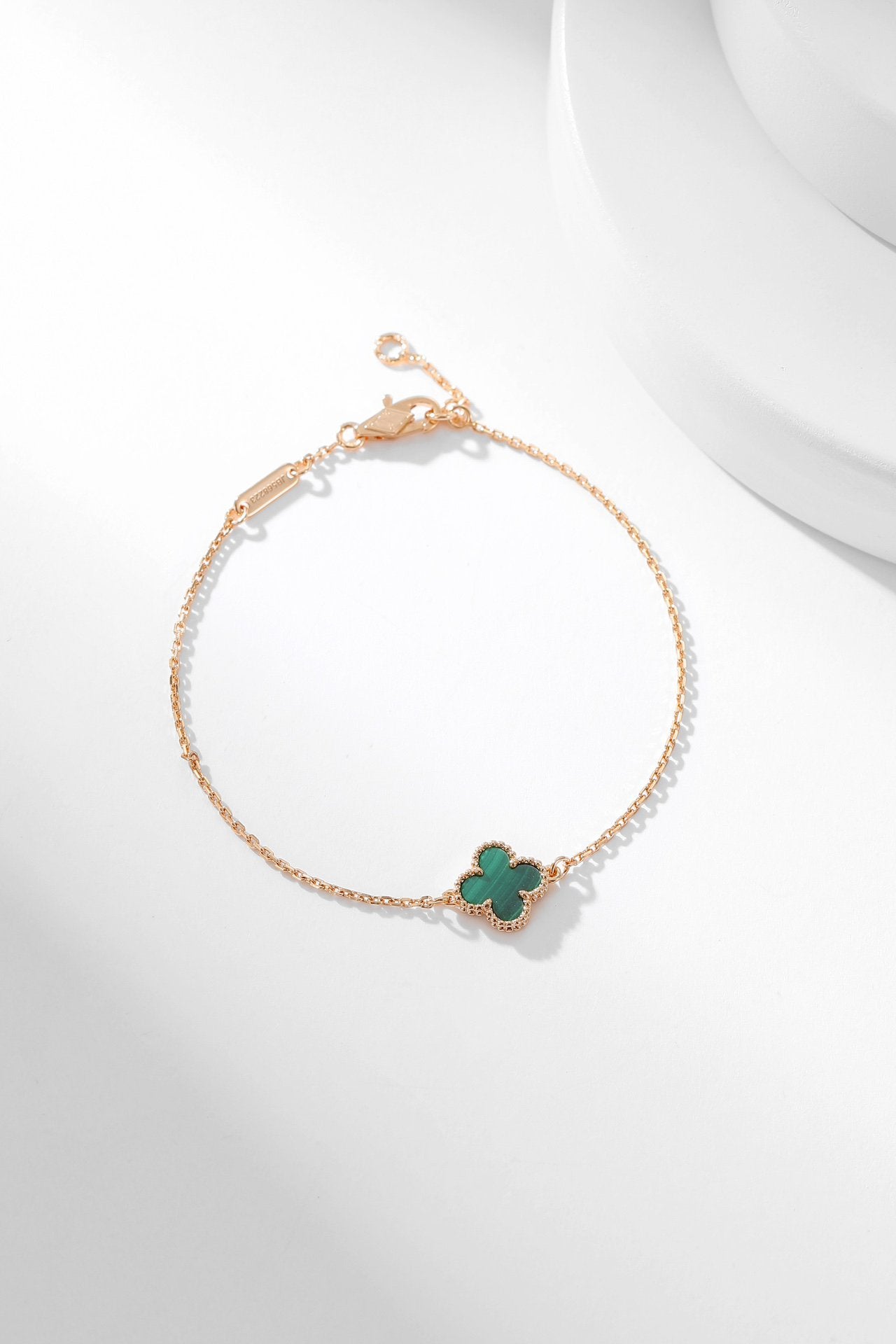 [ELAN LUXE]CLOVER BRACELET MALACHITE 1 MOTIF