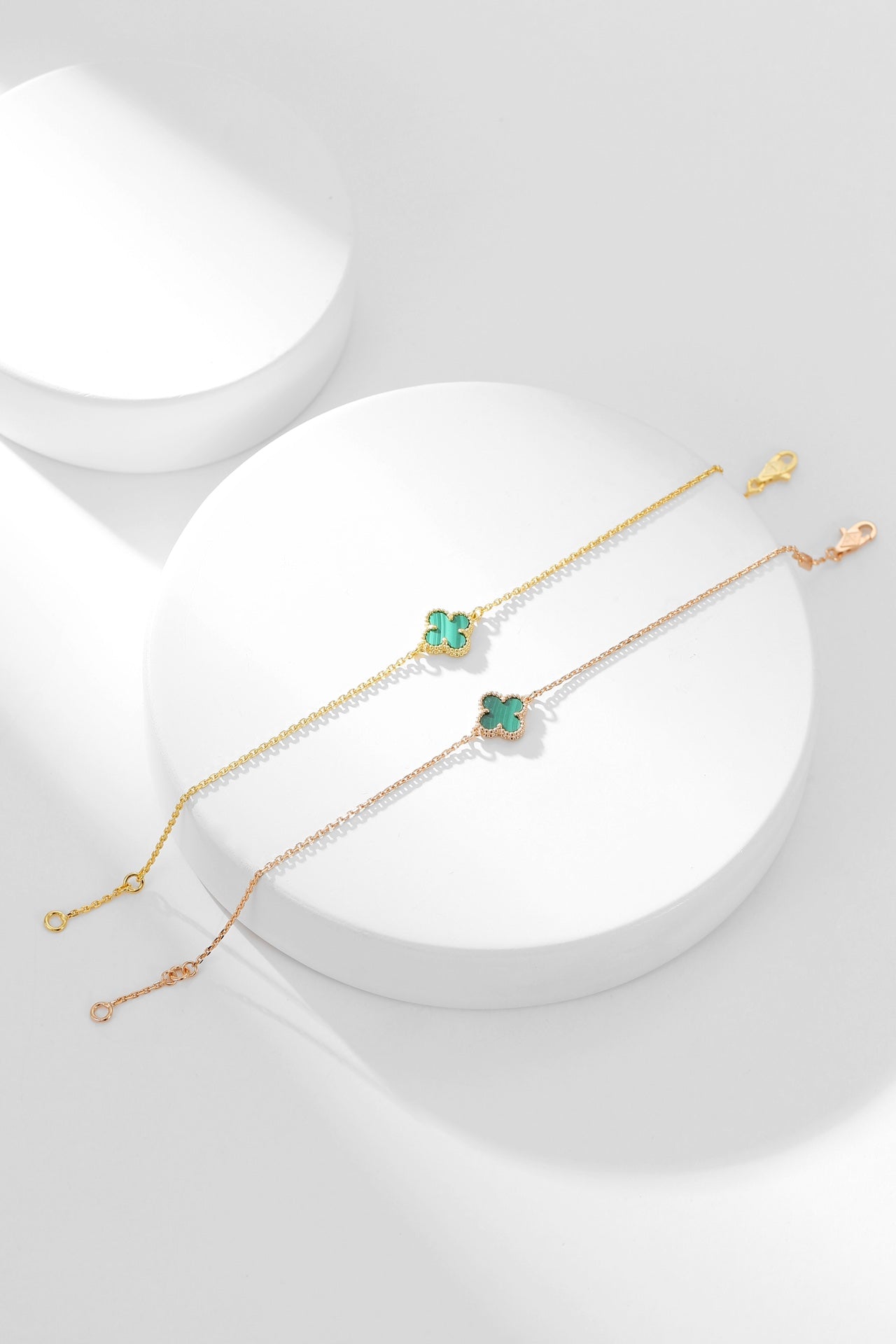 [ELAN LUXE]CLOVER BRACELET MALACHITE 1 MOTIF