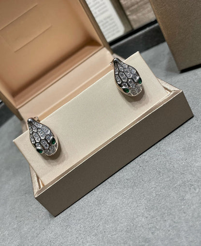 [ELAN LUXE]SERPENT DIAMOND STUD EARRINGS