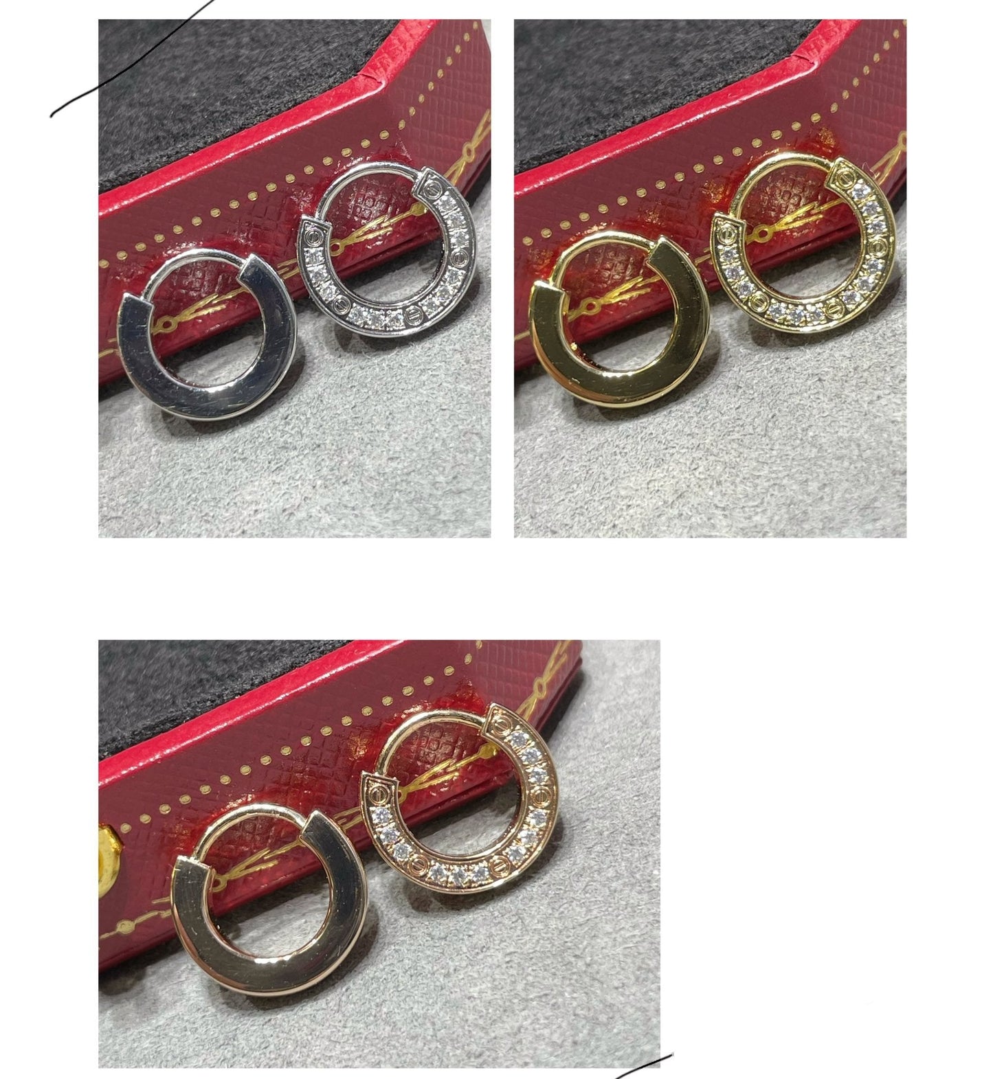 [ELAN LUXE]LOVE DIAMOND EARRINGS