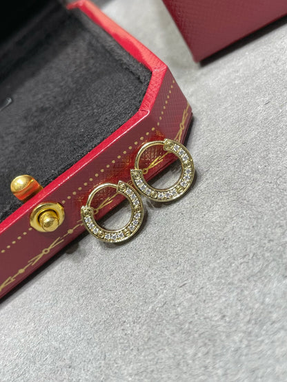 [ELAN LUXE]LOVE DIAMOND EARRINGS