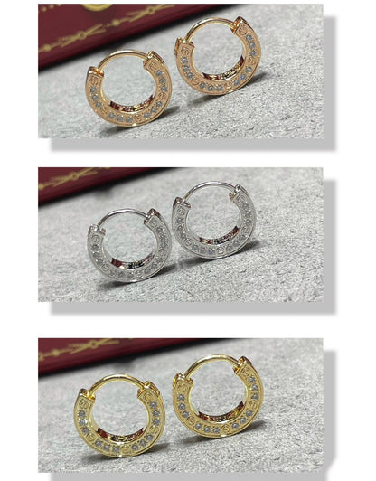 [ELAN LUXE]LOVE DIAMOND EARRINGS
