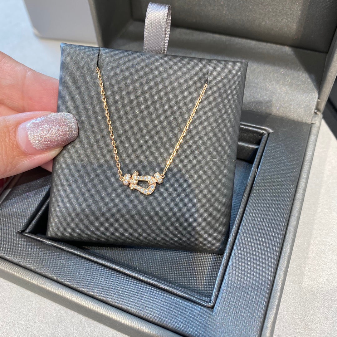 [ELAN LUXE]FORCE 10 DIAMOND PINK GOLD NECKLACE MINI MODEL