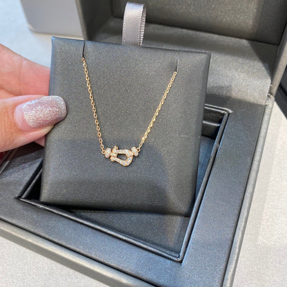 [ELAN LUXE]FORCE 10 DIAMOND PINK GOLD NECKLACE MINI MODEL