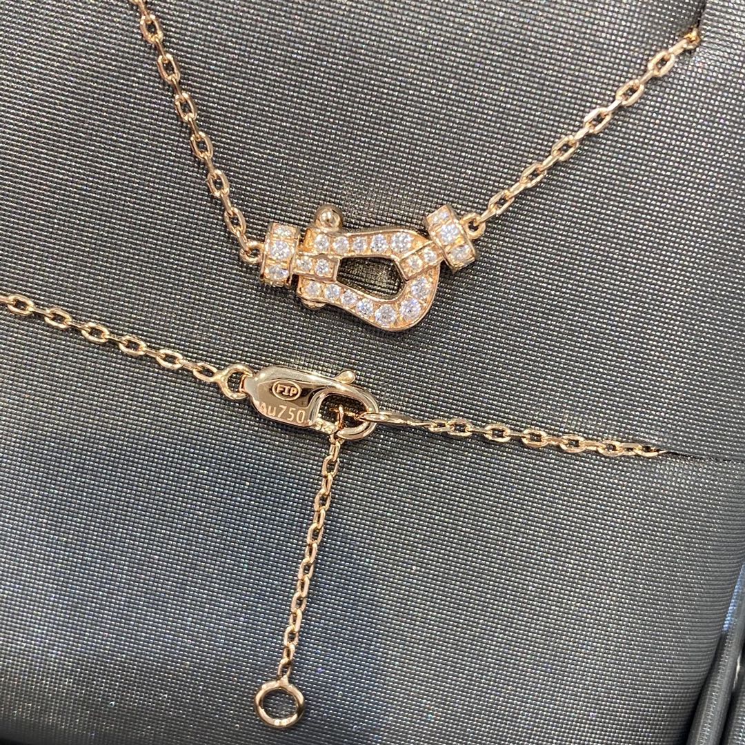 [ELAN LUXE]FORCE 10 DIAMOND PINK GOLD NECKLACE MINI MODEL