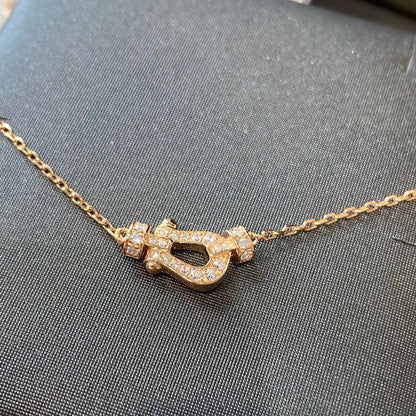 [ELAN LUXE]FORCE 10 DIAMOND PINK GOLD NECKLACE MINI MODEL