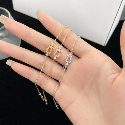 [ELAN LUXE]FORCE 10 FULL DIAMOND BUCKLE CHAIN LINK MINI MODEL