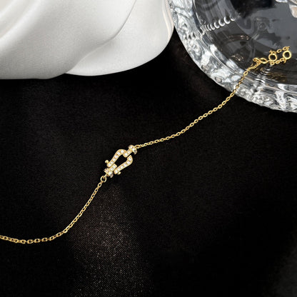 [ELAN LUXE]FORCE 10 FULL DIAMOND BUCKLE CHAIN LINK MINI MODEL