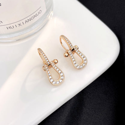 [ELAN LUXE]FORCE 10 FULL DIAMOND DROP EARRINGS MEDIUM MODEL