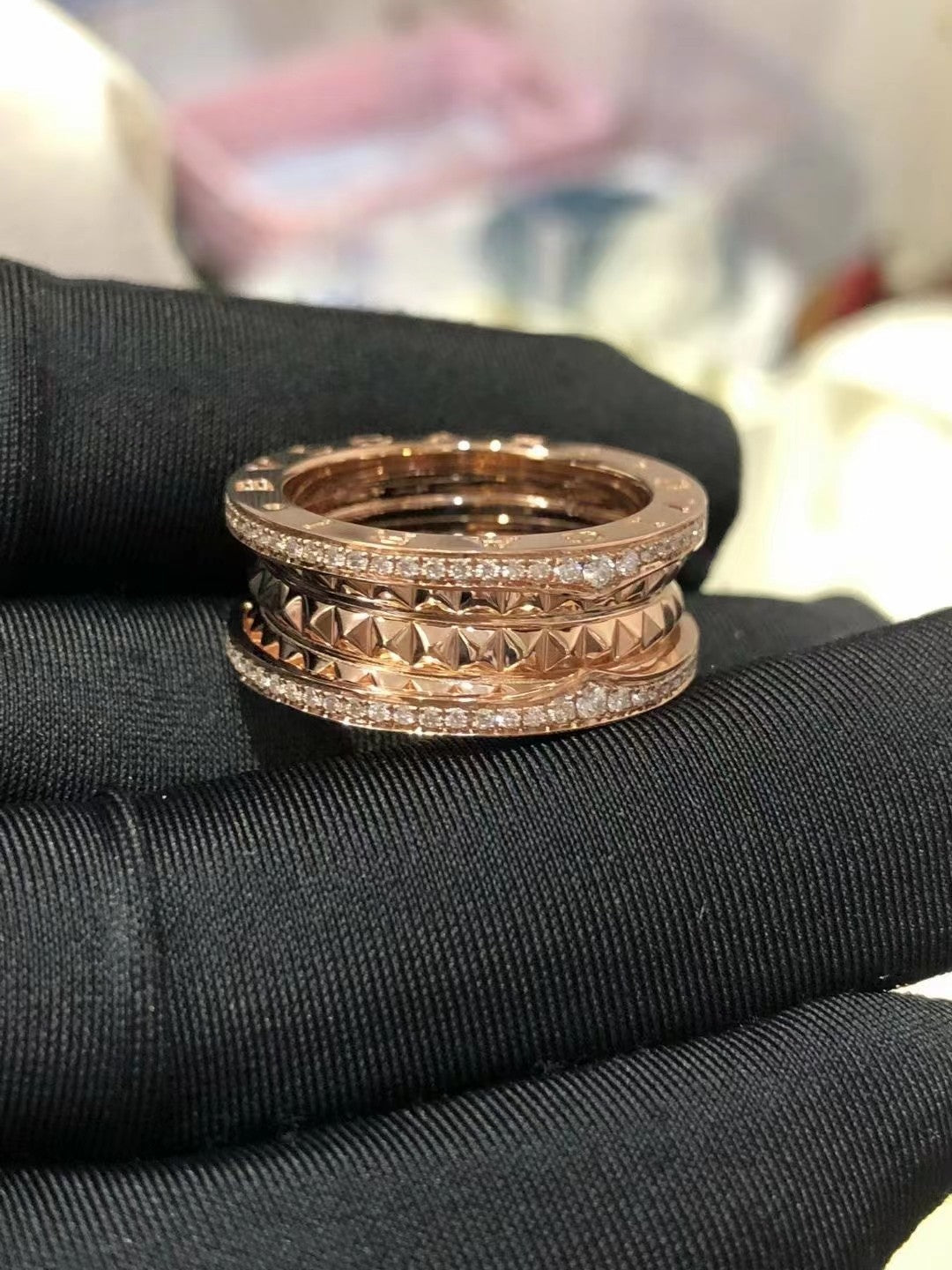[ELAN LUXE]ZERO 1 ROCK DIAMOND PINK GOLD
