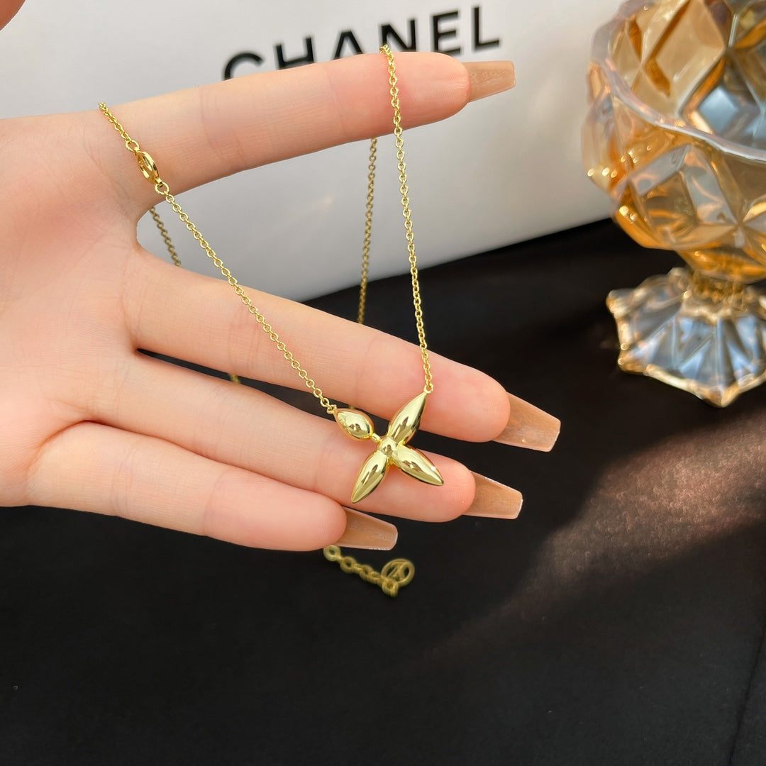[ELAN LUXE]LOUISETTE GOLD NECKLACE