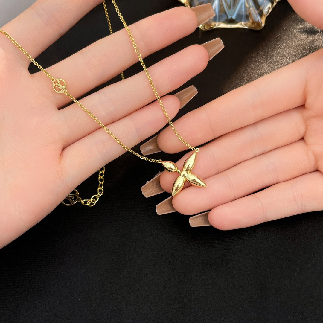 [ELAN LUXE]LOUISETTE GOLD NECKLACE