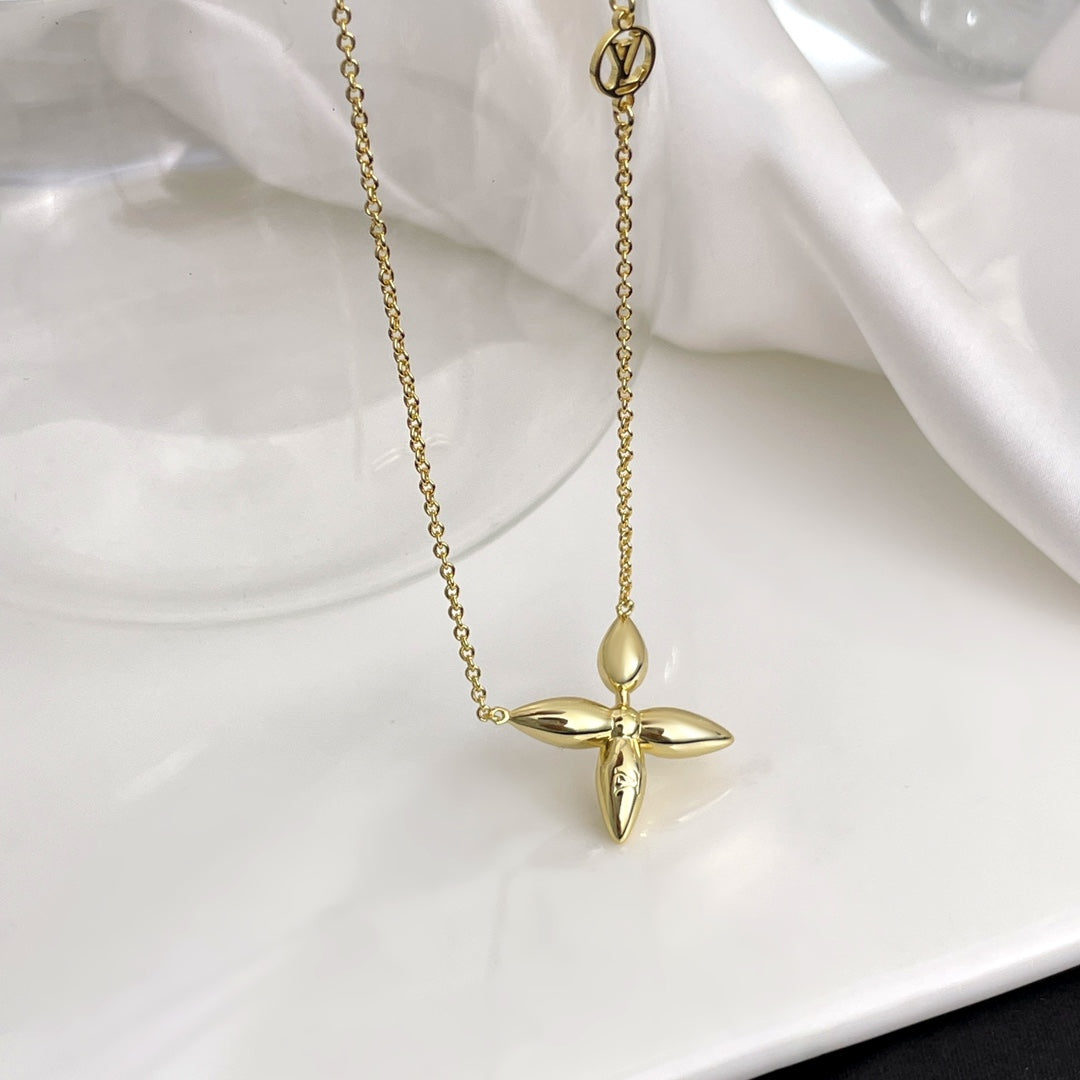 [ELAN LUXE]LOUISETTE GOLD NECKLACE