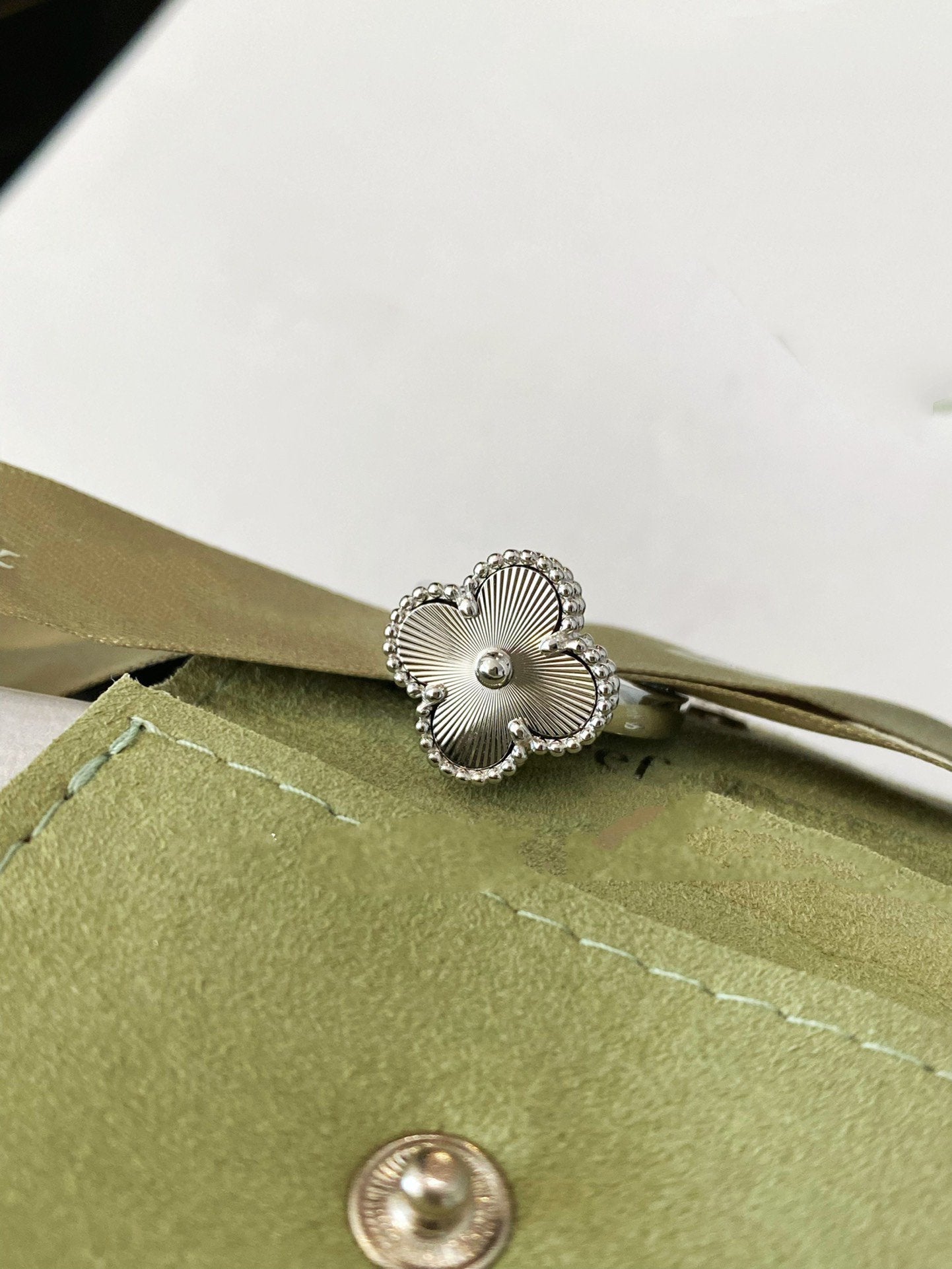 [ELAN LUXE]CLOVER SILVER RING