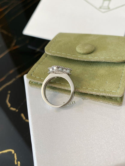 [ELAN LUXE]CLOVER SILVER RING