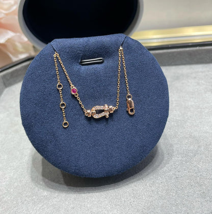 [ELAN LUXE]FORCE 10 DIAMOND CHAIN LINK PINK GOLD BRACELET