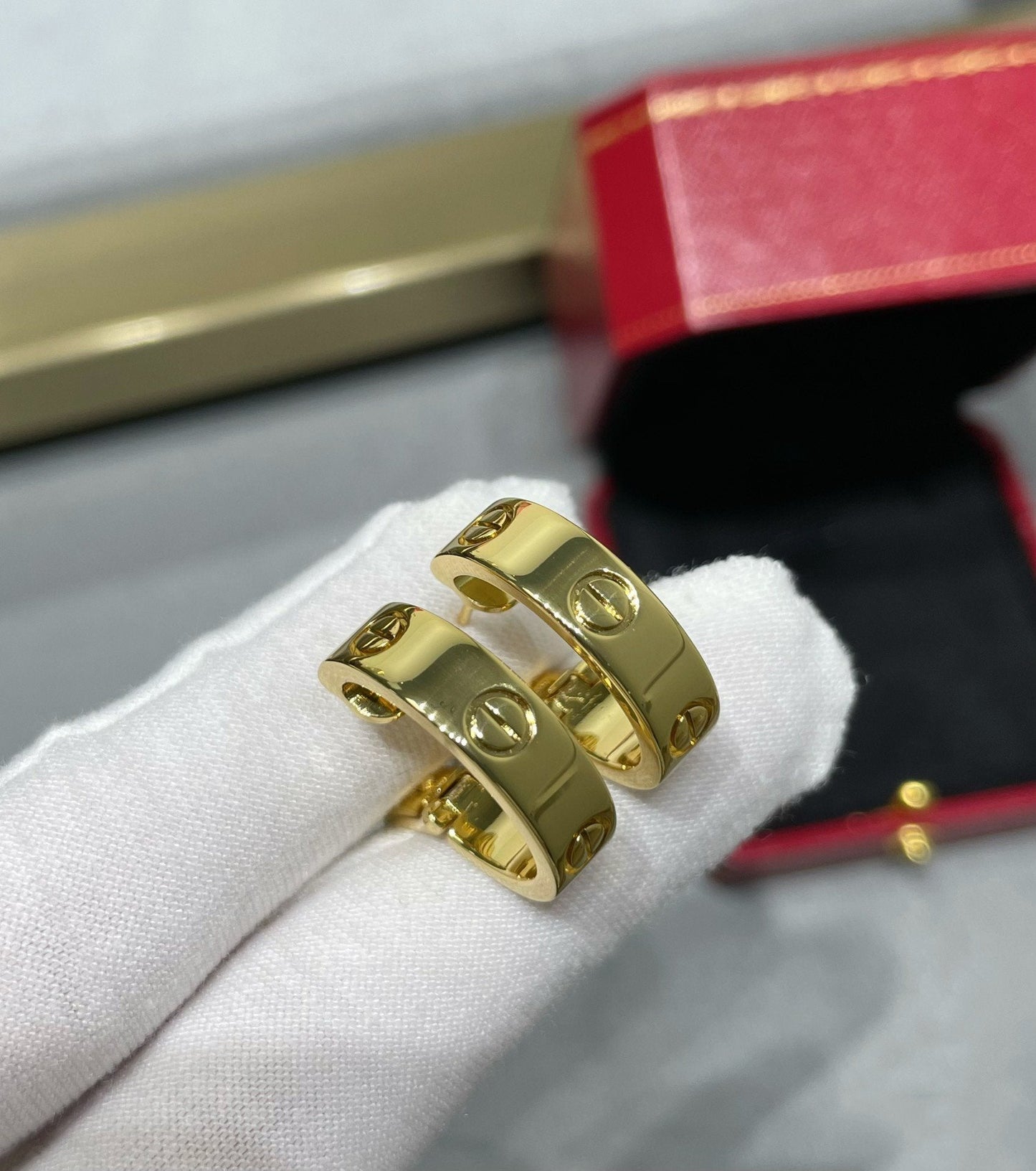 [ELAN LUXE]LOVE 5.5MM EARRINGS