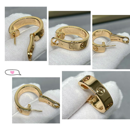 [ELAN LUXE]LOVE 5.5MM EARRINGS