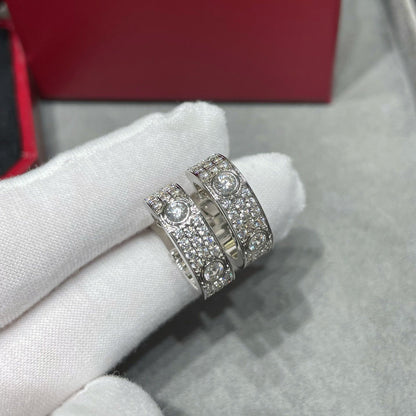 [ELAN LUXE]LOVE 5.5MM DIAMOND PAVED EARRINGS