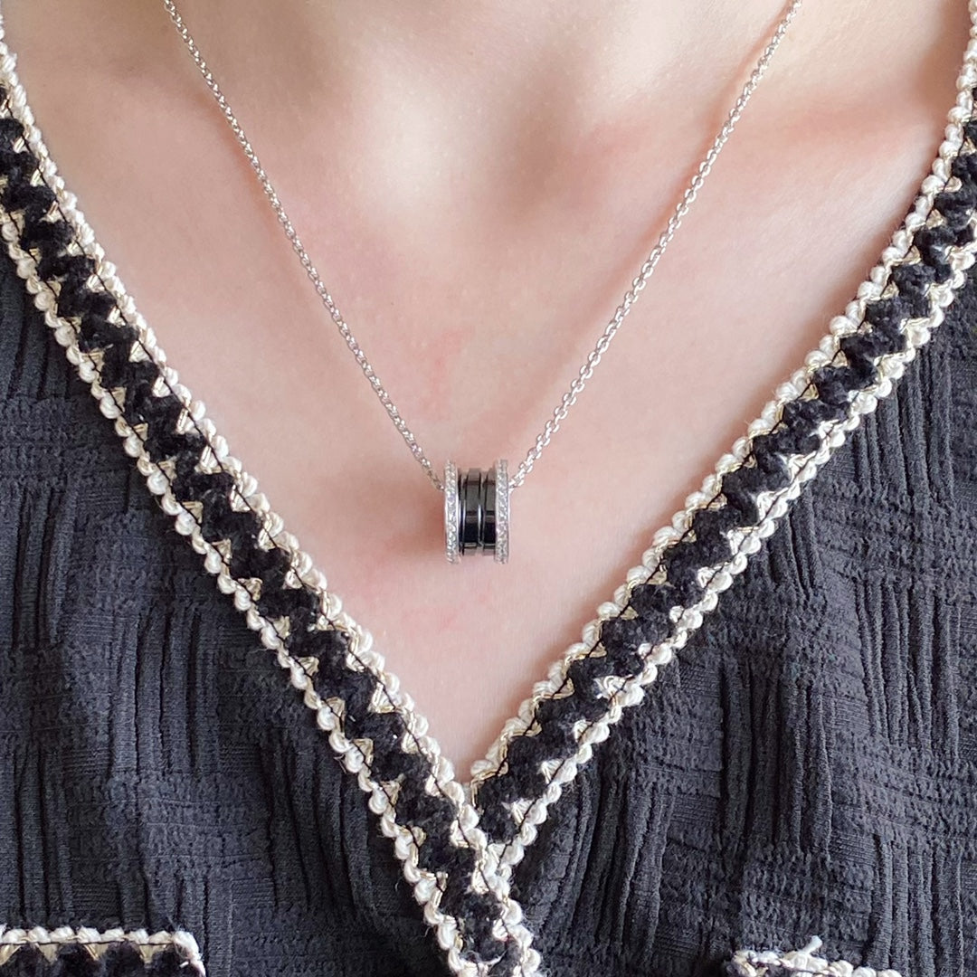 [ELAN LUXE]ZERO 1 DIAMOND CERAMIC NECKLACE