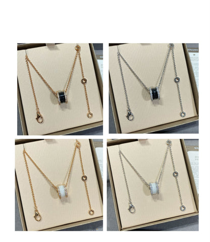 [ELAN LUXE]ZERO 1 DIAMOND CERAMIC NECKLACE
