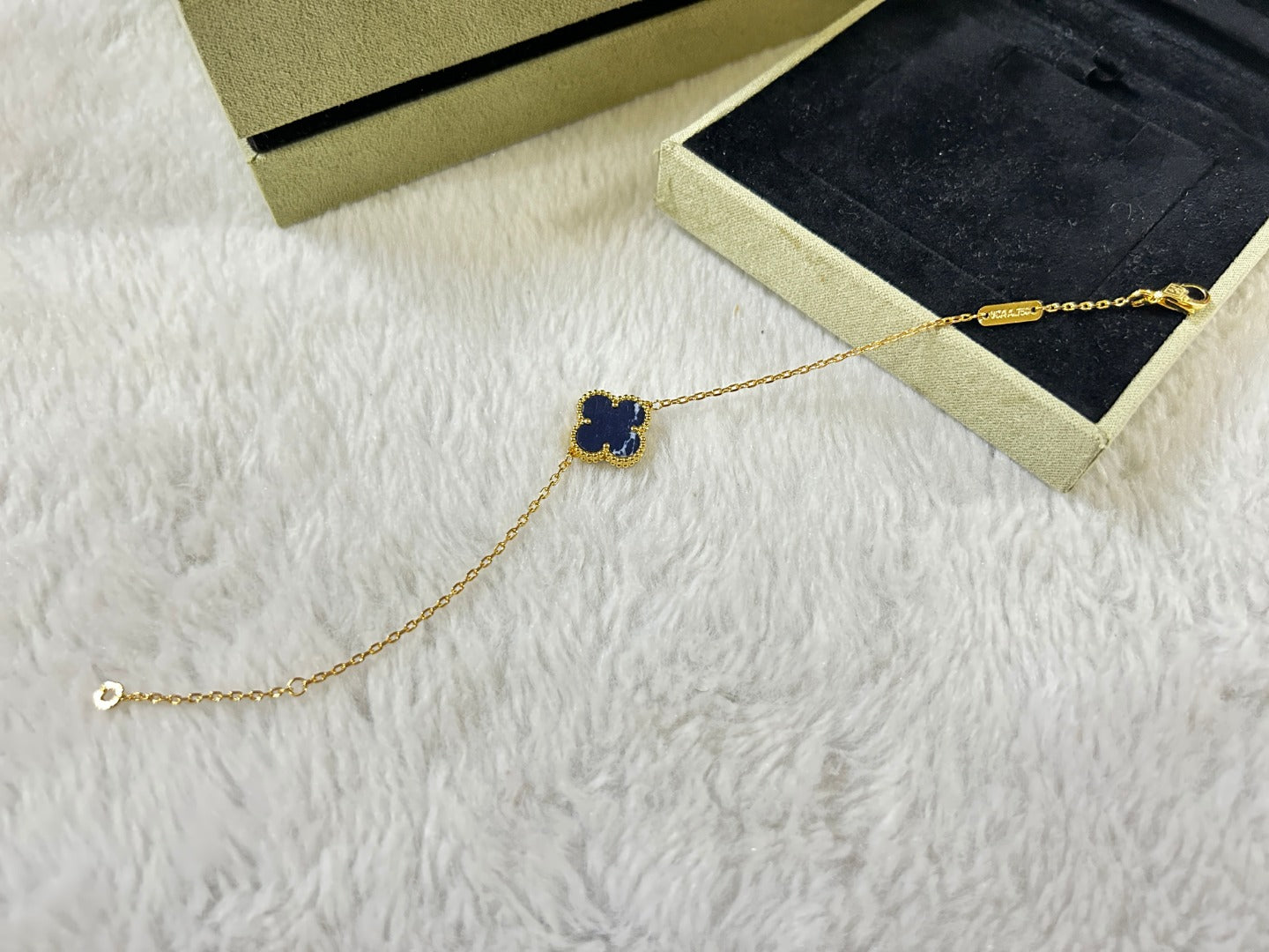 [ELAN LUXE]CLOVER 1 MOTIF PIETERSITE BRACELET