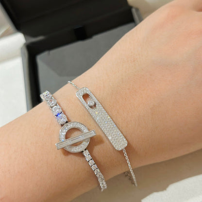 [ELAN LUXE]MOVE CLASSIQUE DIAMOND PAVED BRACELET