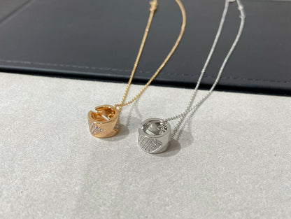 [ELAN LUXE]LIENS EVIDENCE DIAMOND PAVED NECKLACE