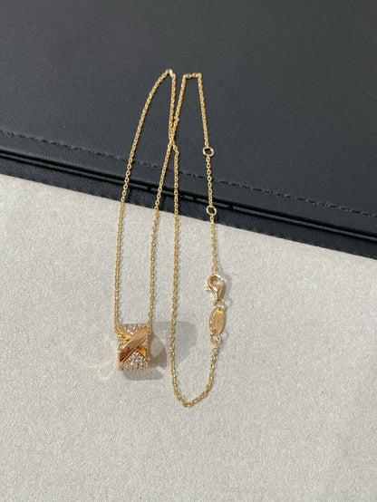 [ELAN LUXE]LIENS EVIDENCE DIAMOND PAVED NECKLACE